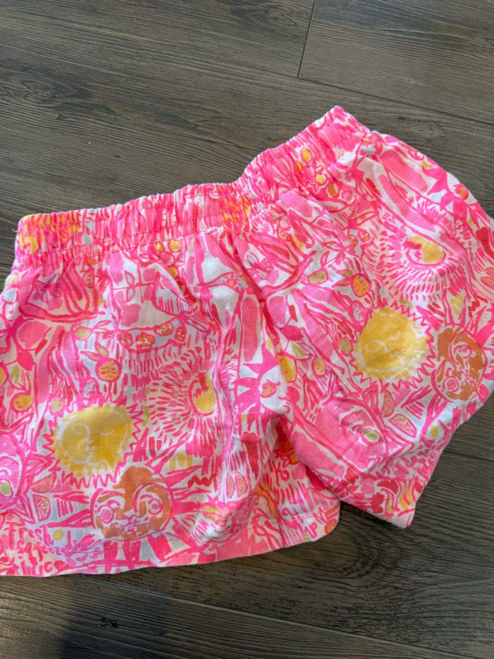 Lilly Pulitzer Linen Beach Shorts Size Extra Small - Picture 4 of 5